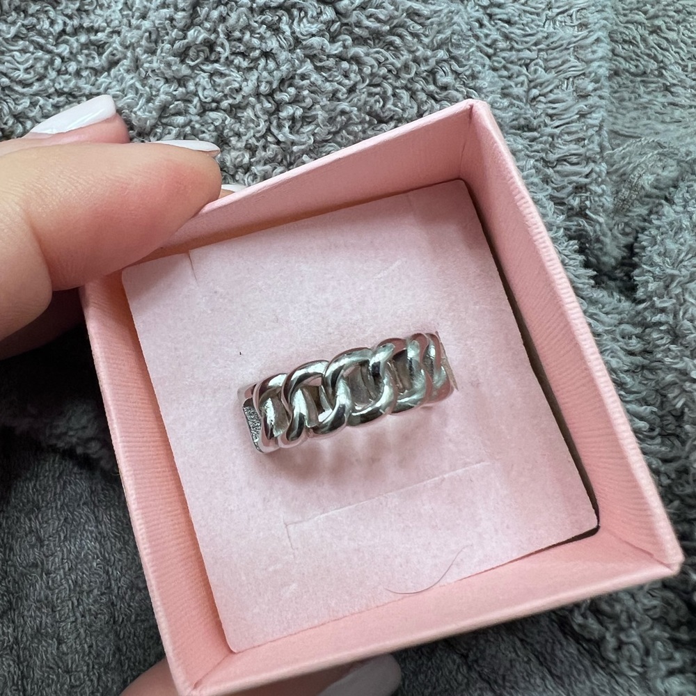 Qudo stainless steel Liberi Ring size 7.5 interchangeable